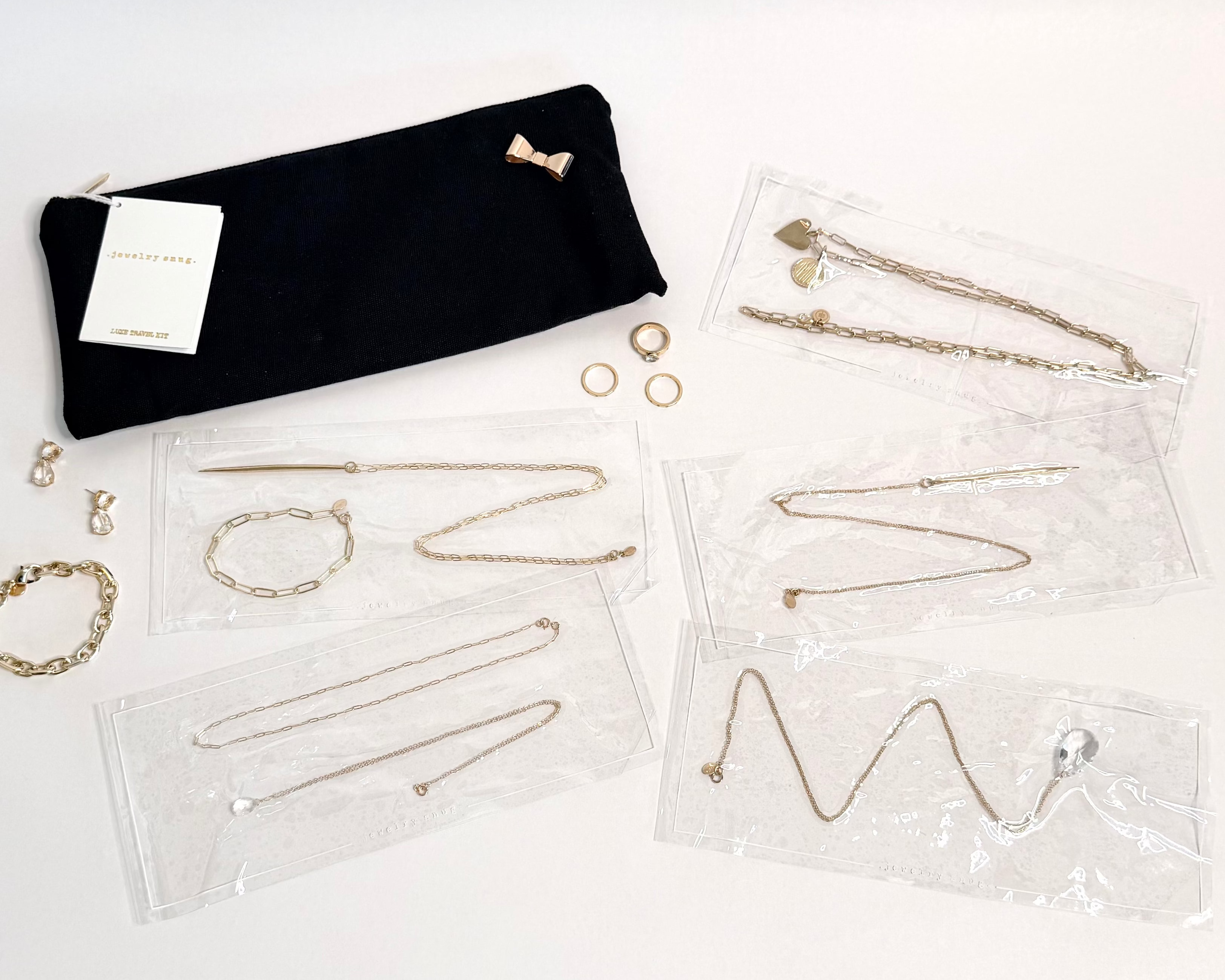 the luxe travel kit.